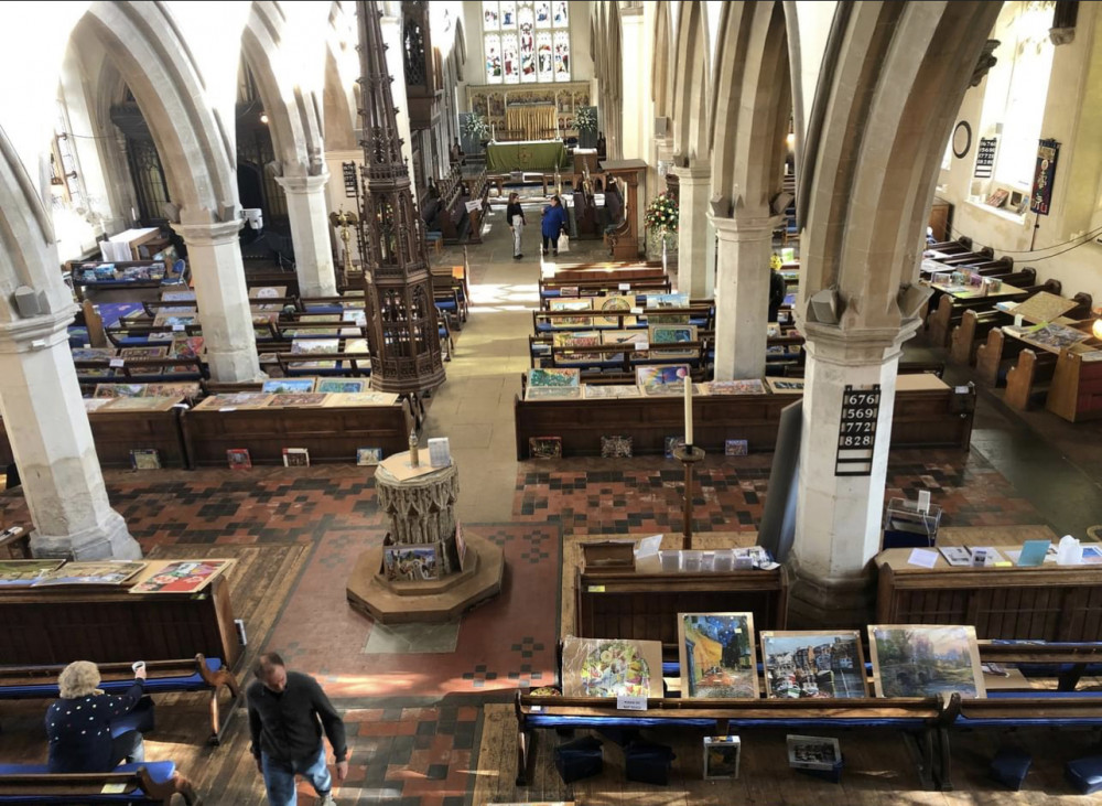 St Mary's Church Jigsaw Festival has been hailed as a huge Hitchin hit. CREDIT: St Mary's Church