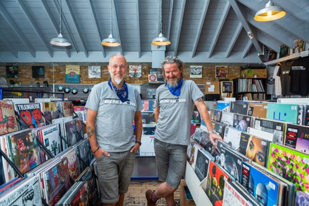 Kevin Jones and Phil Penman are the proud owners of Eel Pie Records. (Photo Credit: Eel Pie Records).