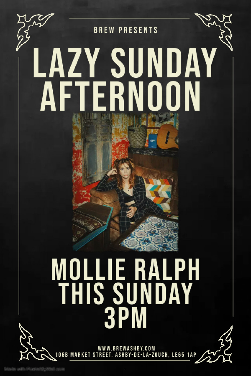 Lazy Sunday Afternoon Acoustic Session with Mollie Ralph at Brew, 106B Market Street, Ashby-de-la-Zouch Lazy Sunday Afternoon Acoustic Session with Mollie Ralph at Brew, 106B Market Street, Ashby-de-la-Zouch