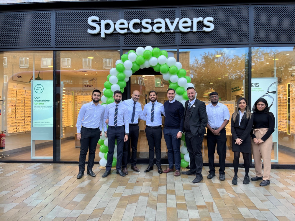 The Specsavers Brentford team at the opening yesterday, 30 October (credit: Specsavers Brentford).