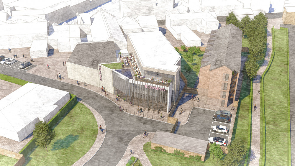 An artist's impression of the planned new site in Coalville town centre. Images: Gylo/North West Leicestershire District Council