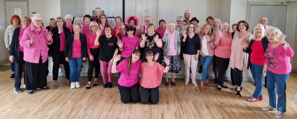 The dancers at Camerton Community Hall, Meadgate did a fabulous job