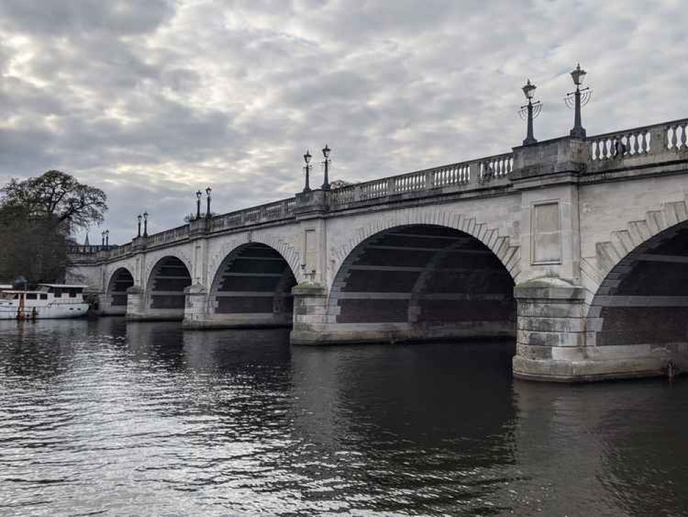 The river Thames by Kingston Bridge