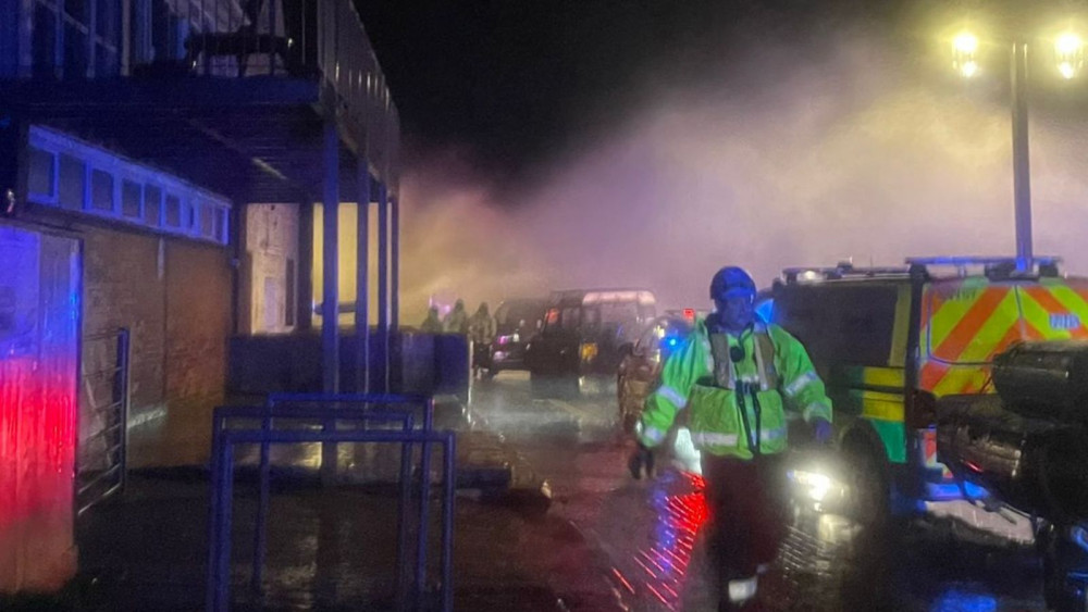 Emergency response on Sidmouth seafront (Kyle Baker)