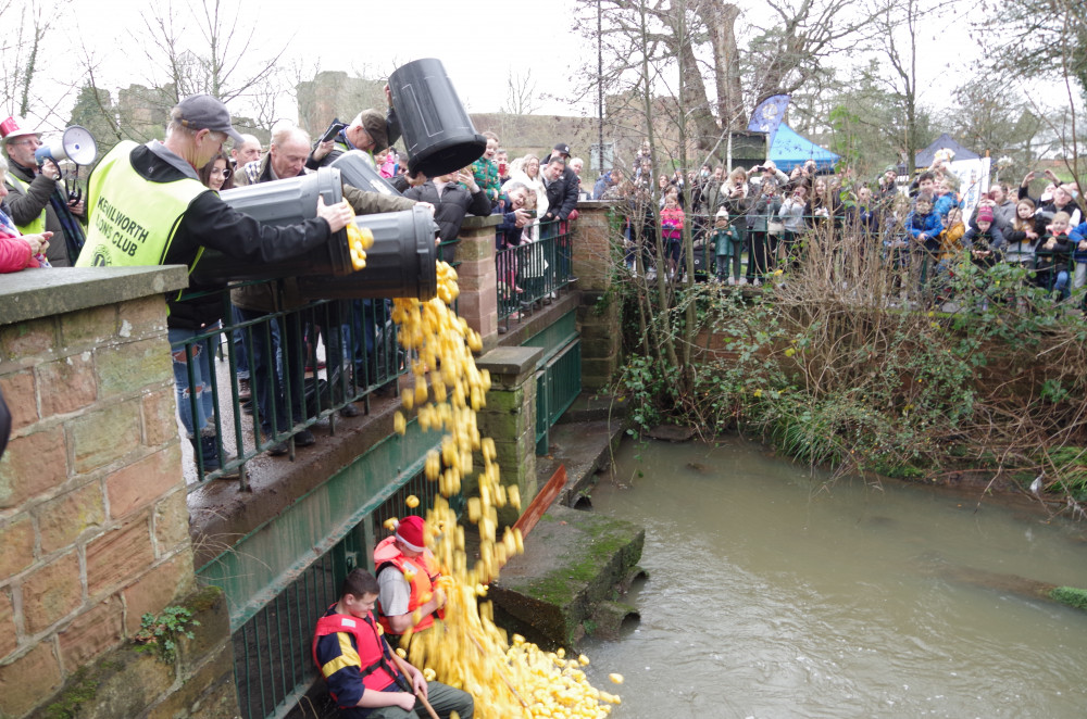 The Boxing Day duck race will return this Christmas to Kenilworth (image by Richard Smith)