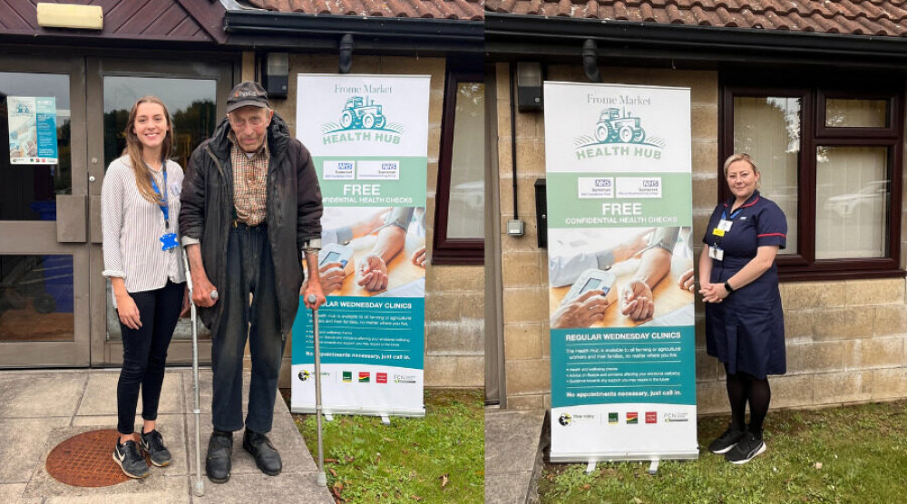 Frome farmers market : Photo Somerset NHS Foundation Trust