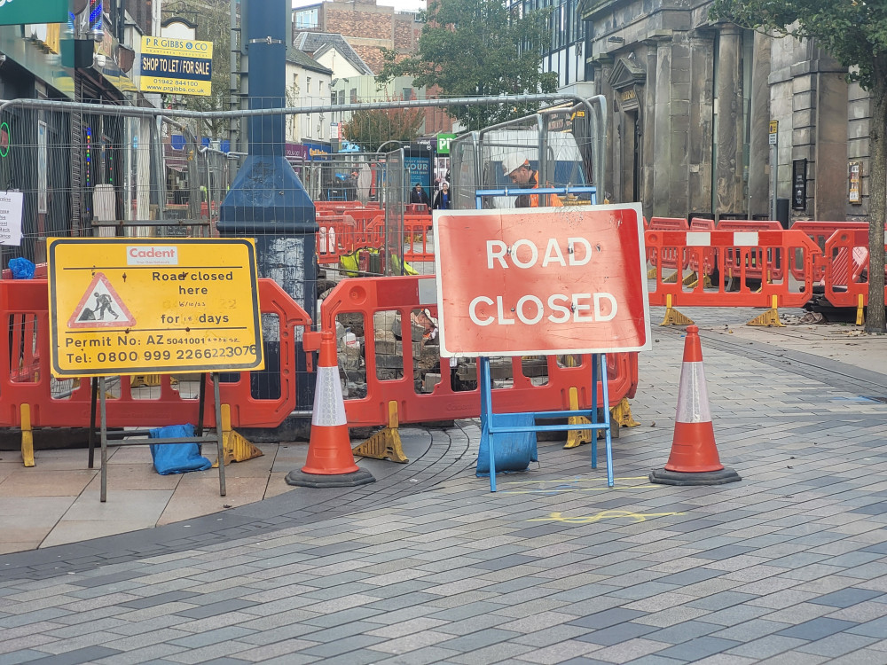 Important gas works in Hanley forces sections of footpaths, which cost millions to install, to be ripped up (LDRS).