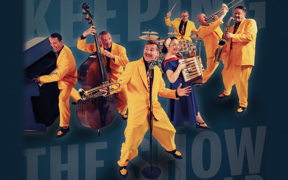 The Jive Aces playing live at the Century Theatre, Ashby Road, Coalville, Leicestershire