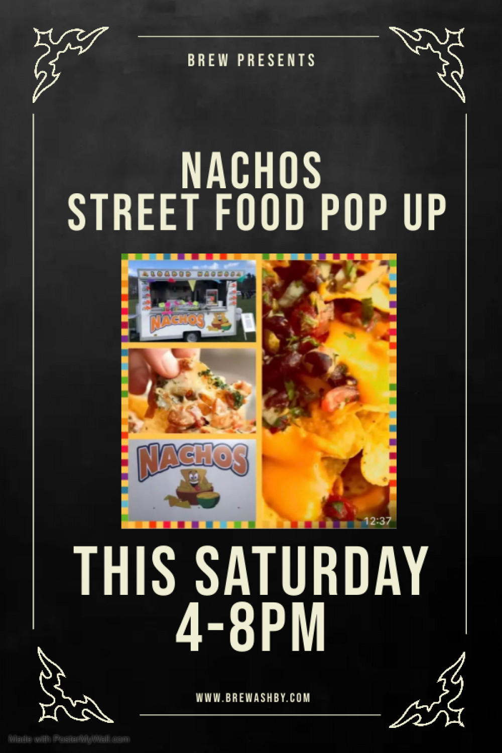 Nachos Street Food Pop Up at Brew, 106B Market Street, Ashby-de-la-Zouch