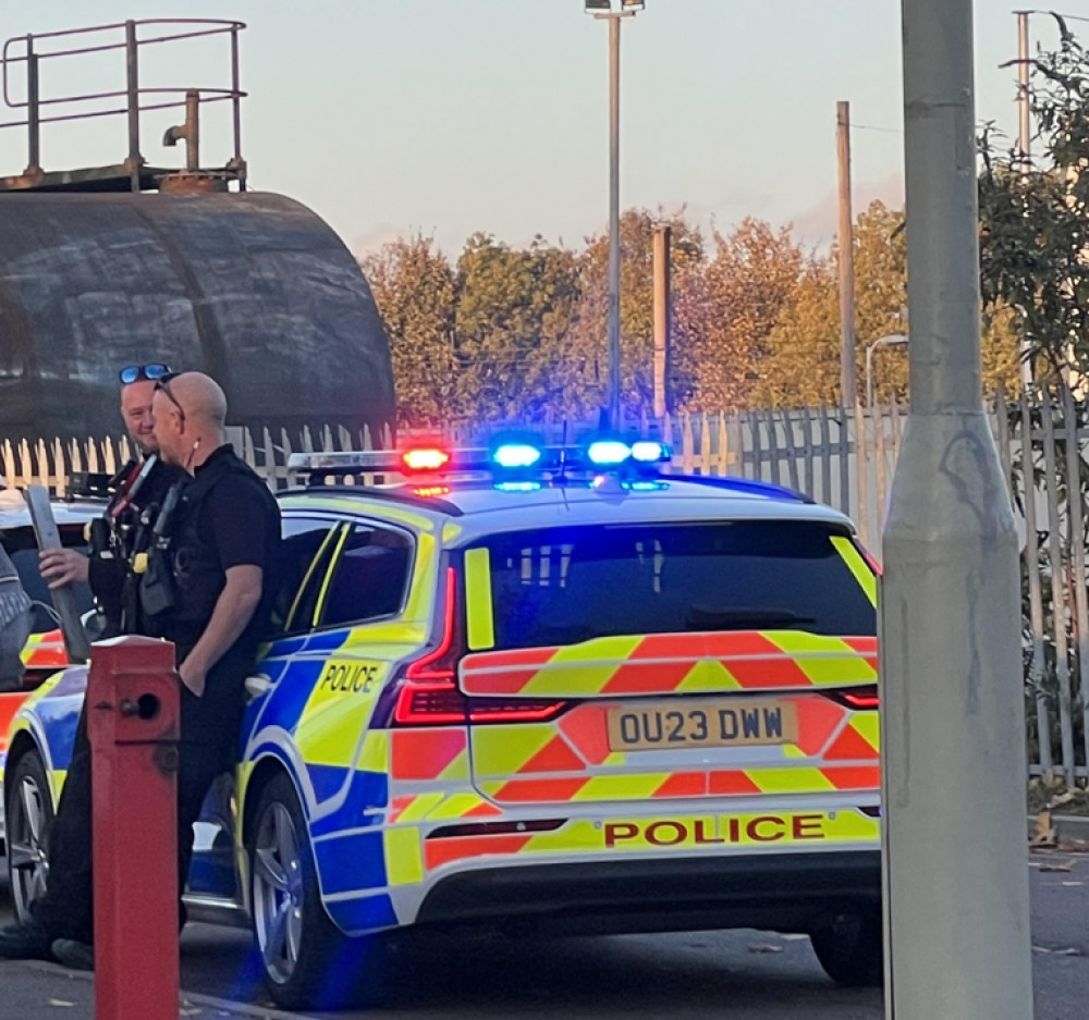 Police were called to McDonald's in Hitchin on Monday afternoon. CREDIT: Nub News 