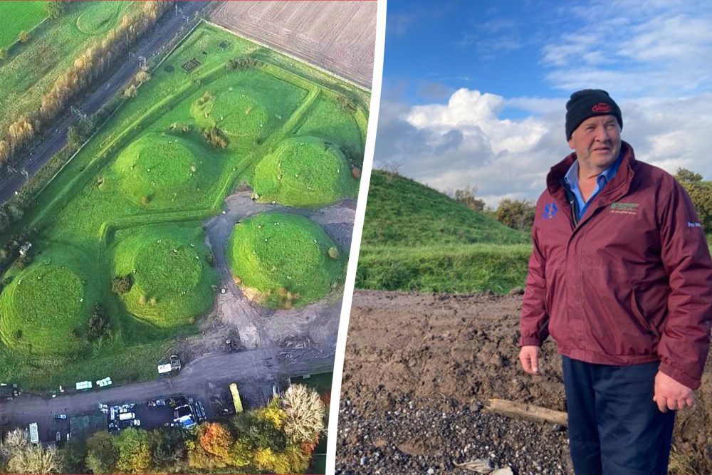 Record rainfall forces farmer to store thousands of gallons of slurry in disused Cold War fuel dump. Image credit: SWLS / John Williams. 