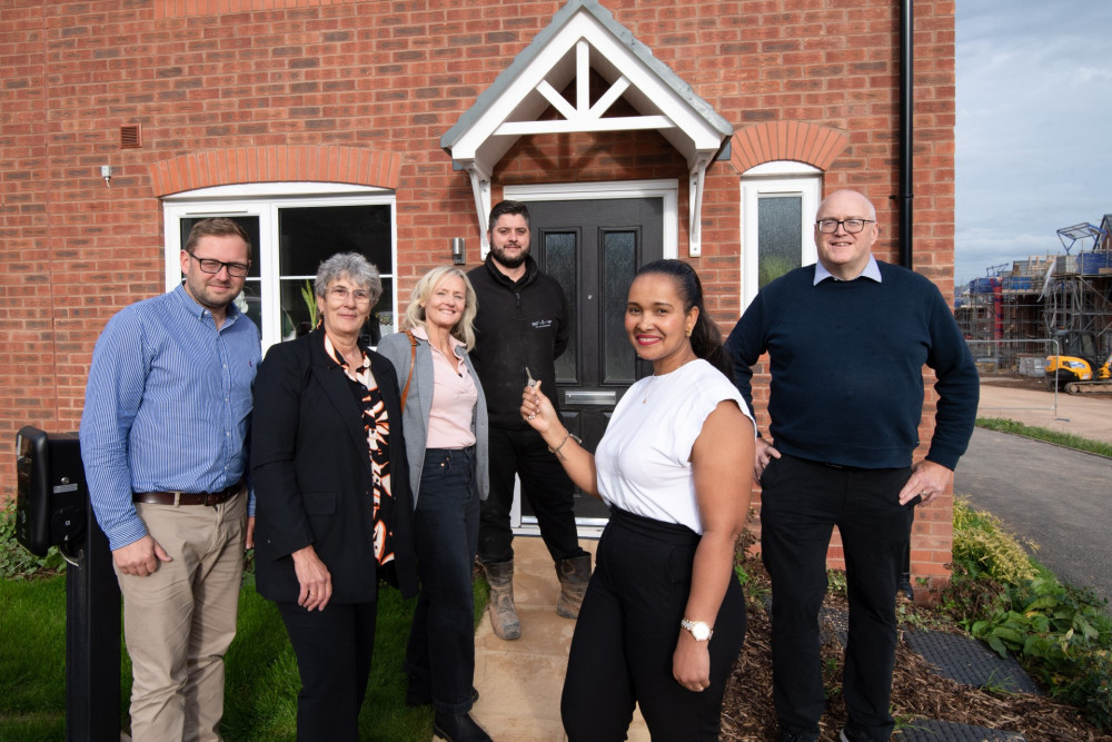 Tenants are now moving into the first council houses at Stoneleigh View (image via Warwick District Council)