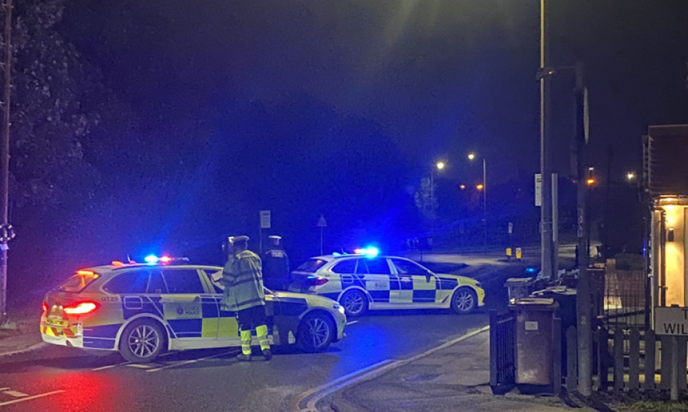 Police blocked Dock Road in Little Thurrock.