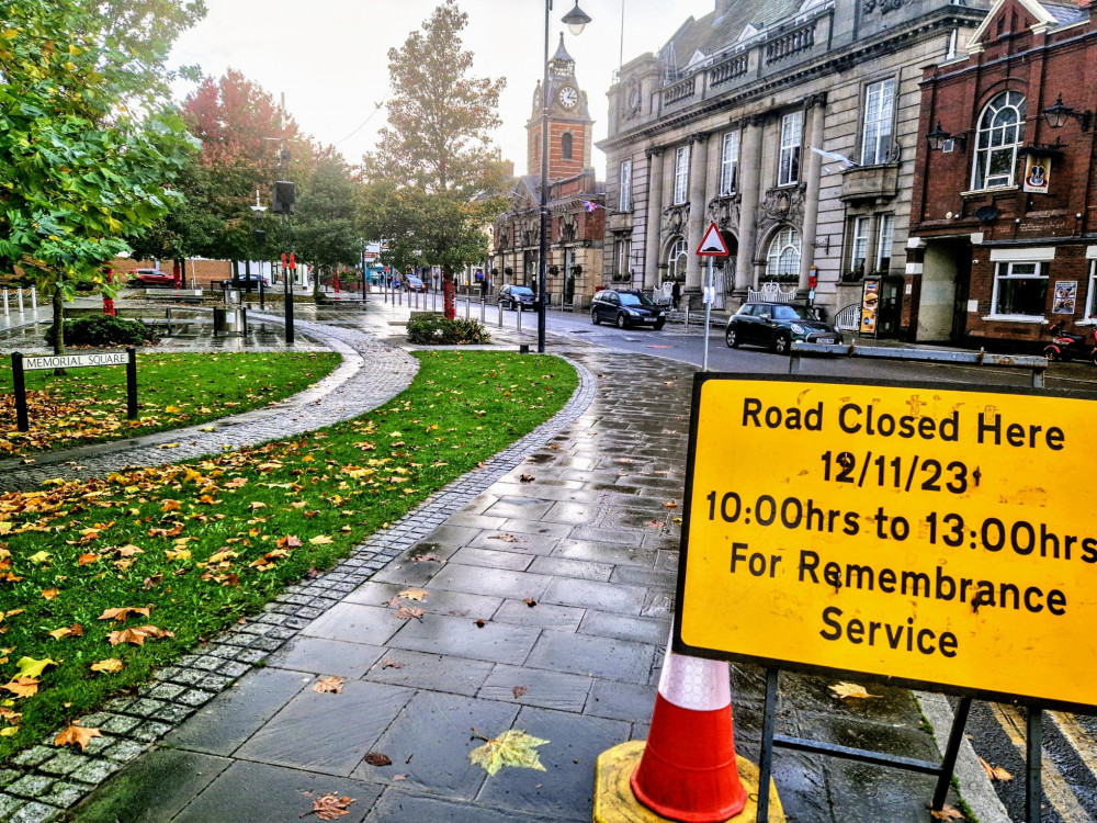 Remembrance Service will be held on Memorial Square, Crewe town centre, on the morning of Sunday 12 November (Ryan Parker).