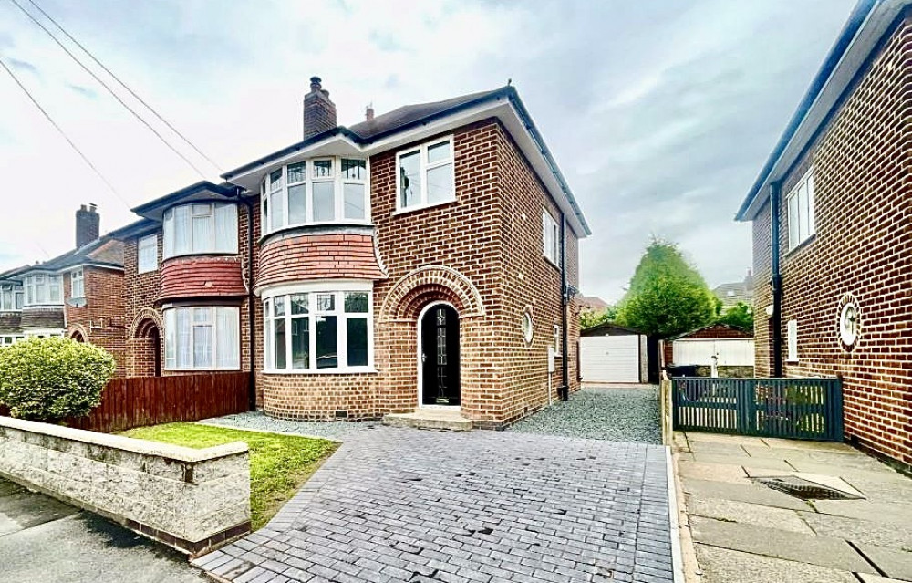 The property in Scotlands Drive, Coalville, had been standing empty. Photos: North West Leicestershire District Council