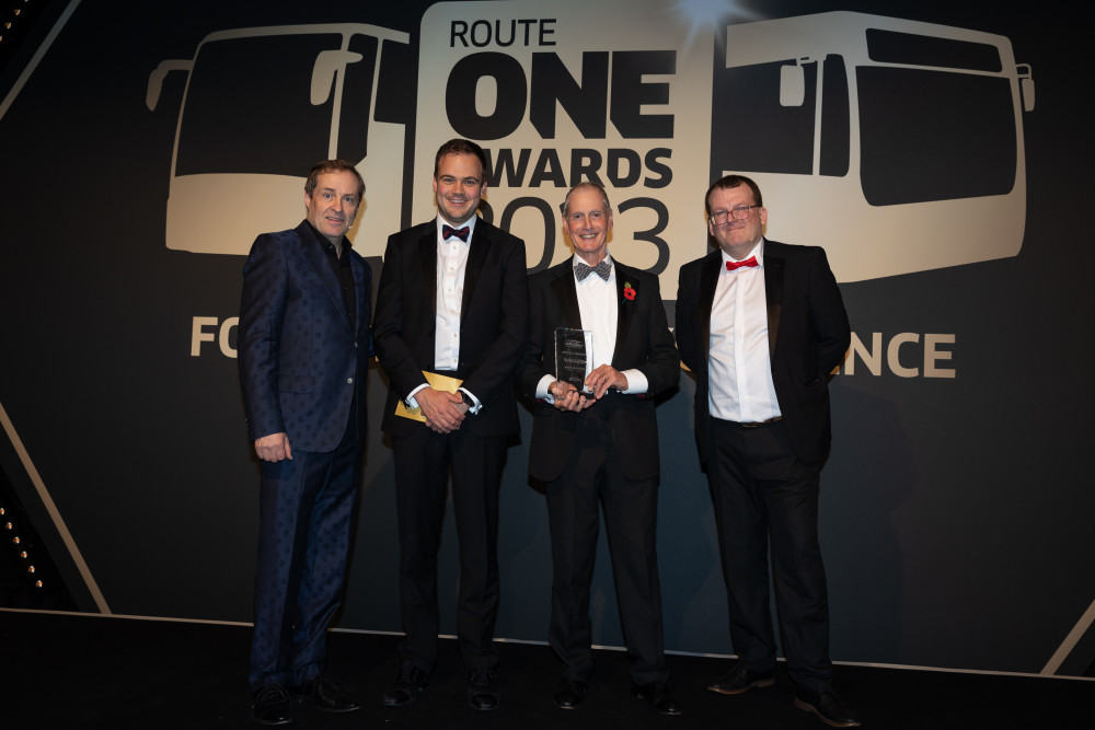 John Johnson, commercial director of Johnsons Coaches, received this year’s Special Award (image supplied)