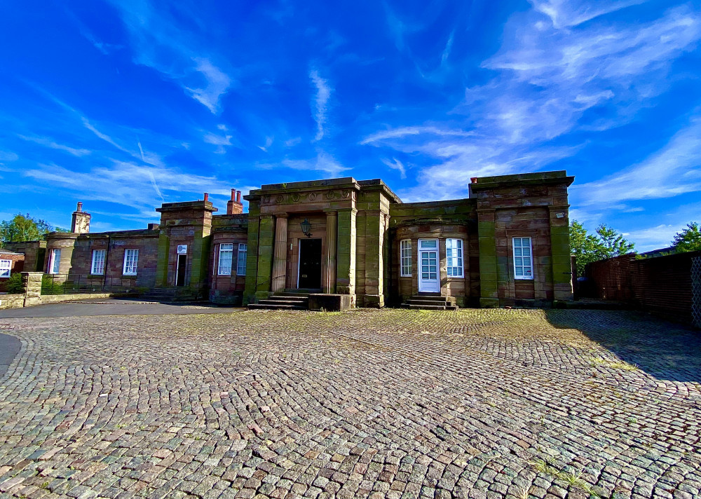 The former Ashby railway station is now used as offices. Photo: Ashby Nub News