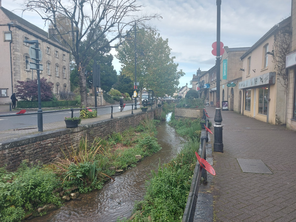 The High Street in Midsomer Norton November 5