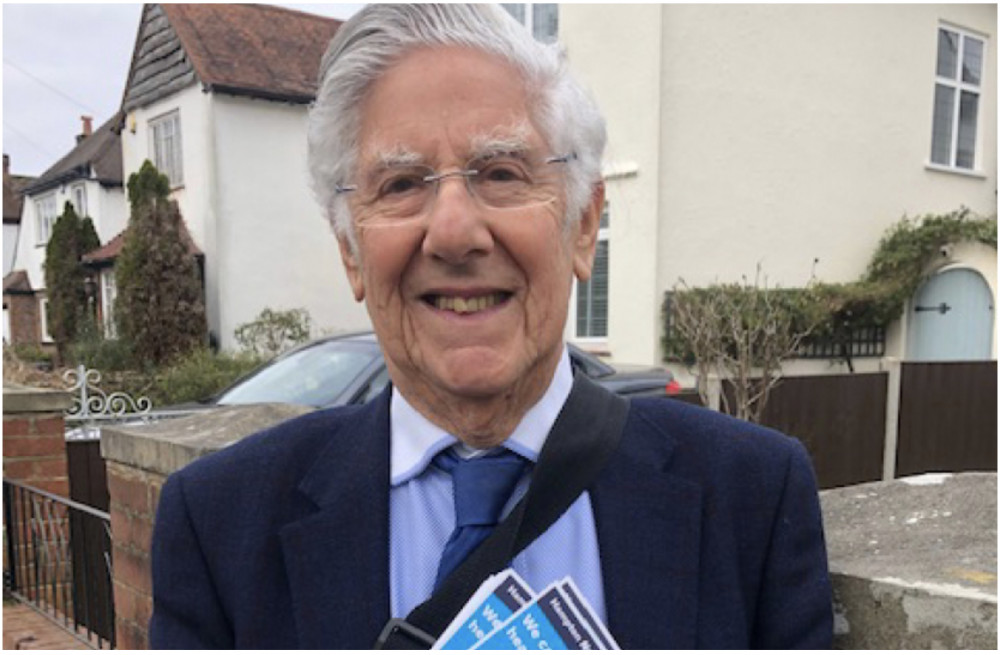 Dedicated Hampton North councillor Geoffrey Samuel has died. (Photo Credit: Twickenham Conservatives).