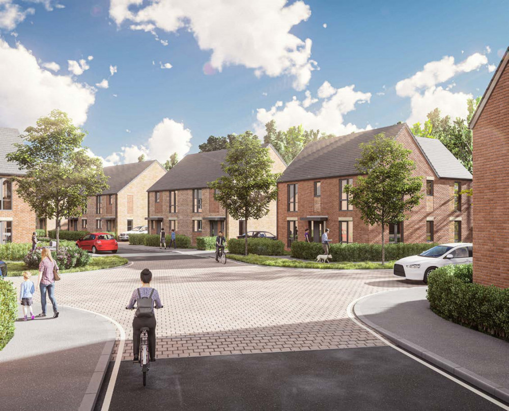 Thousands of houses will eventually be built in Upper Lighthorne (image via Countryside Partnerships)