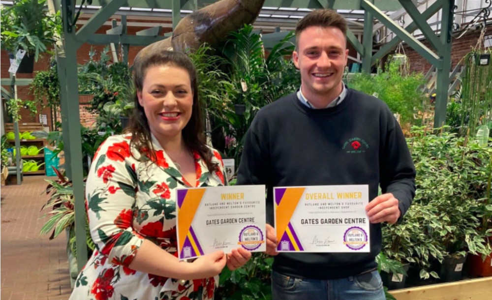 Last year's overall winner was Gates Garden Centre. Image credit: Alicia Kearns MP. 