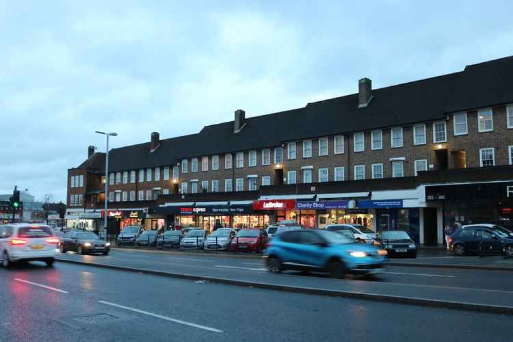 Hook Road, in Chessington, where cases are particularly high (Credit: David Howard) Hook Road, in Chessington, where cases are particularly high (Credit: David Howard)