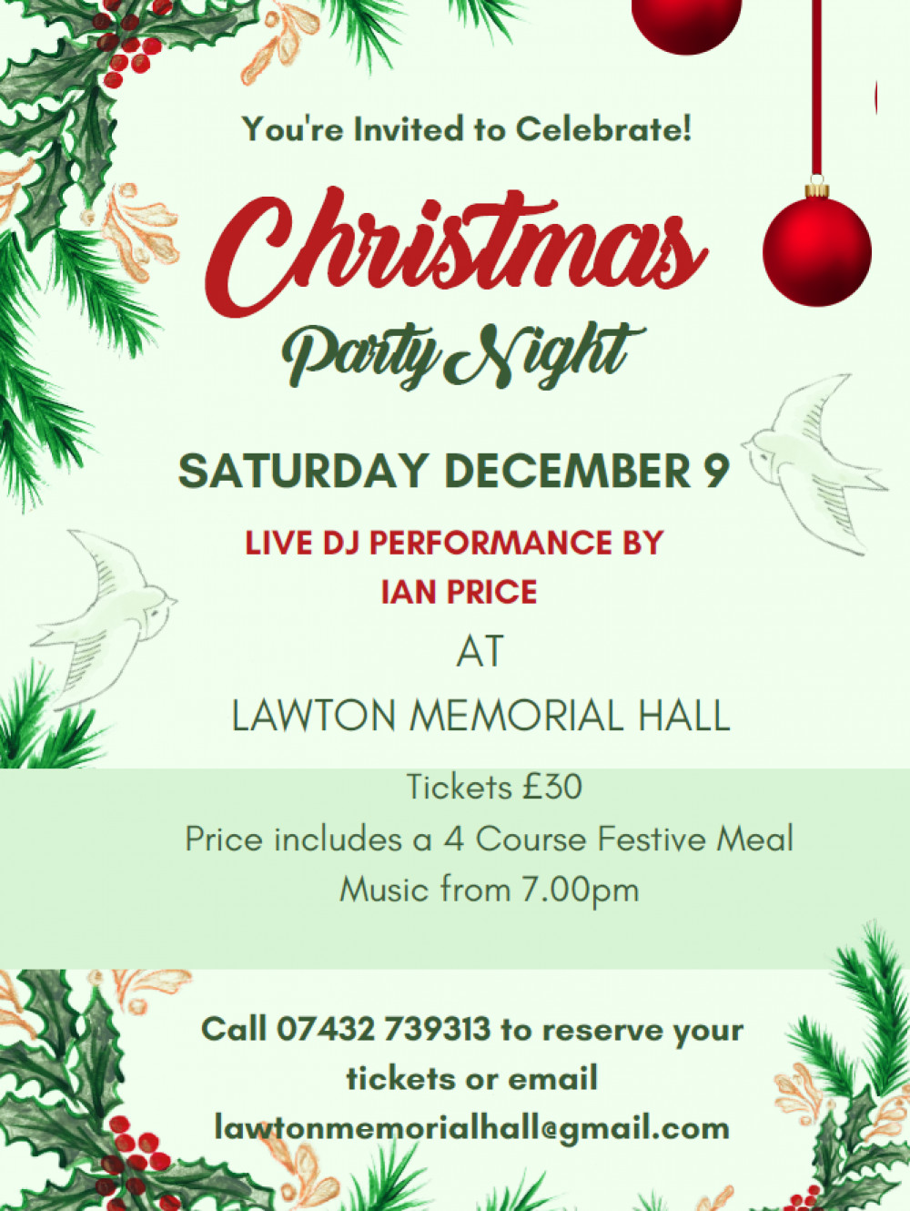 Christmas Party Night Christmas Party Night