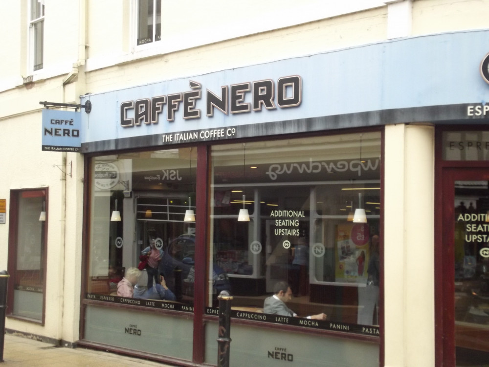 Café Nero on Brook Street has been given permission to keep its outside seating