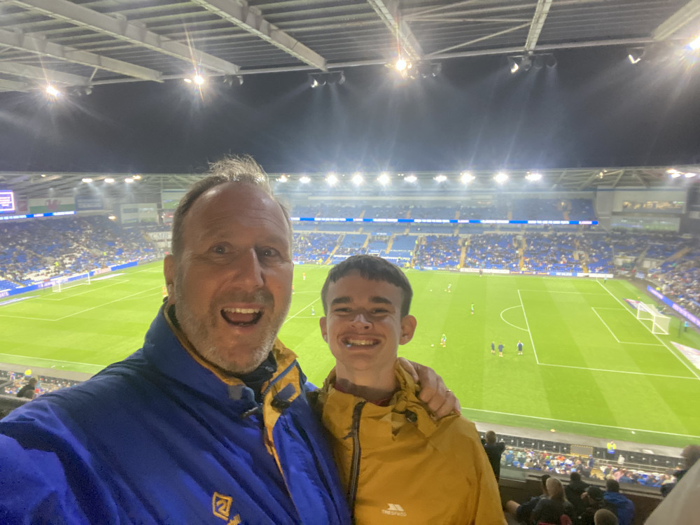 Jordan and Andrew have completed a challenge reserved for only the most enthusiastic football fans, and join an elite group of approximately 1,500 fans who have achieved 'the 92'. Image credit: Andrew Nicholas. 