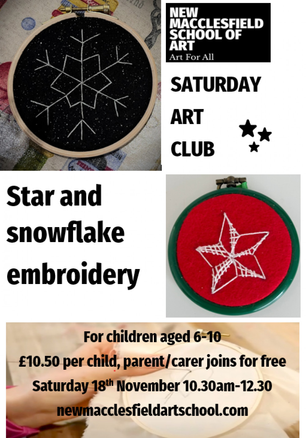 Children's Embroidery and painting workshop