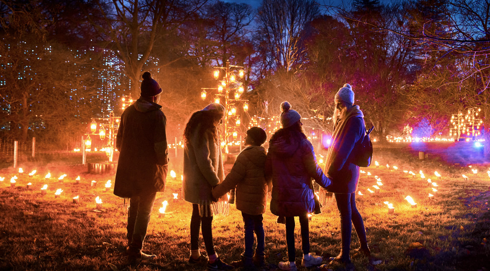 The holiday spirit is about to hit Brentford, unleashing a wave of festive events from Christmas markets to light displays (credit: Kew Gardens).