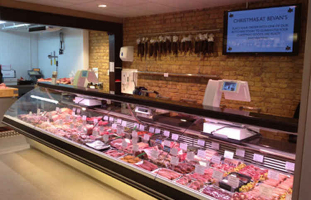 Inside the modern-day butchers shop (Credit: Bevan's Butchers)