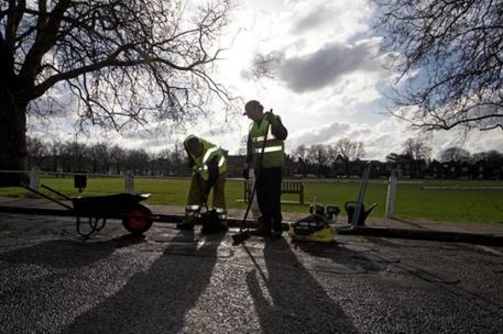 Over £5 million has been allocated this year to permanently repair potholes and resurface parts of its road network. (Photo Credit: Richmond Council).