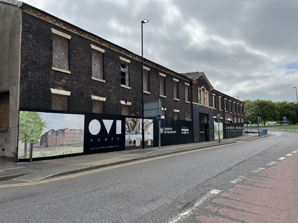 Ovi Homes is working to transform the Crown Works site in Longton into apartments for over 55s (Nub News).