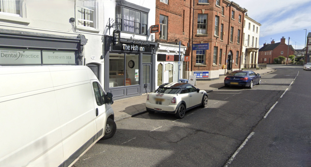 Councillors discussed the four extra parking spots in Market Street which are quickly occupied in the evening when people stop to buy takeaways. Photo: Instantstreetview.com