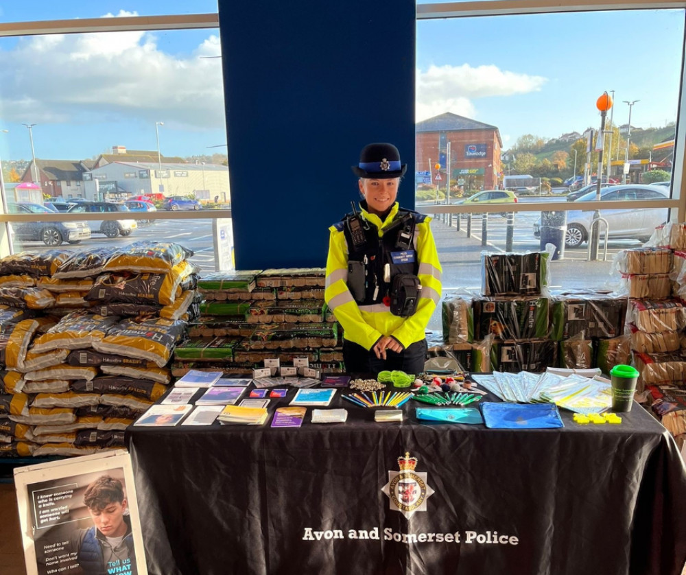 PCSO Higgs at Tesco in Glastonbury