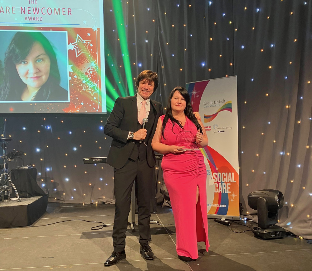 Roksana Drzewick, a Community Support Worker at Belong at Home, won the Newcomer of the Year award (Belong).