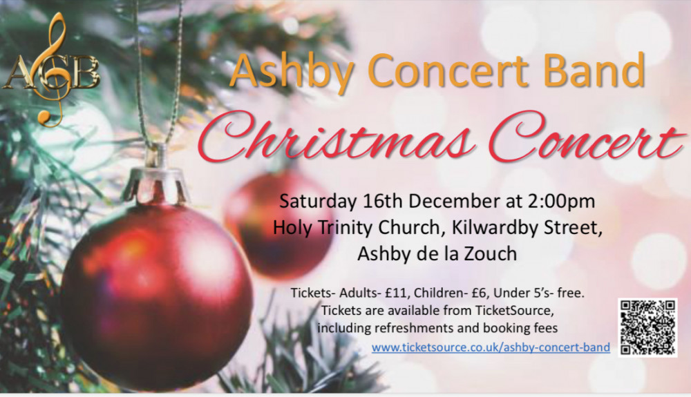 Ashby Concert Band Christmas Concert at Holy Trinity Church, Ashby de la Zouch