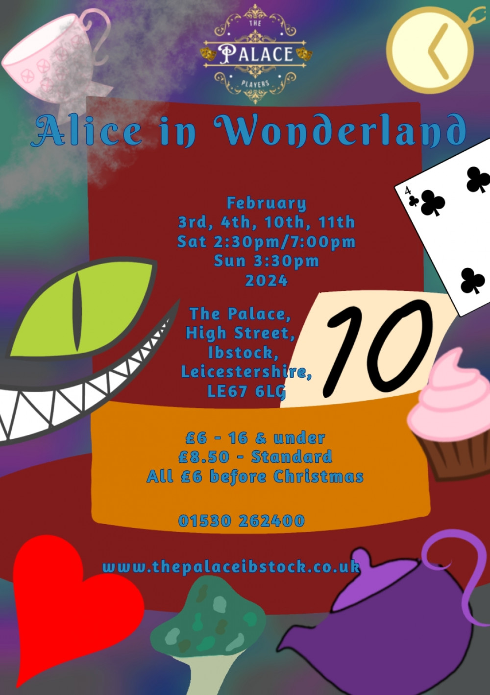 Alice at The Palace at The Palace Community Centre, Ibstock, near Coalville