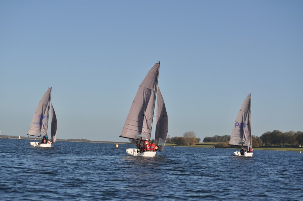 Rutland Sailing Club played host to sailors from international waters over the weekend. Image credit: Blind Sailing / RSC. 