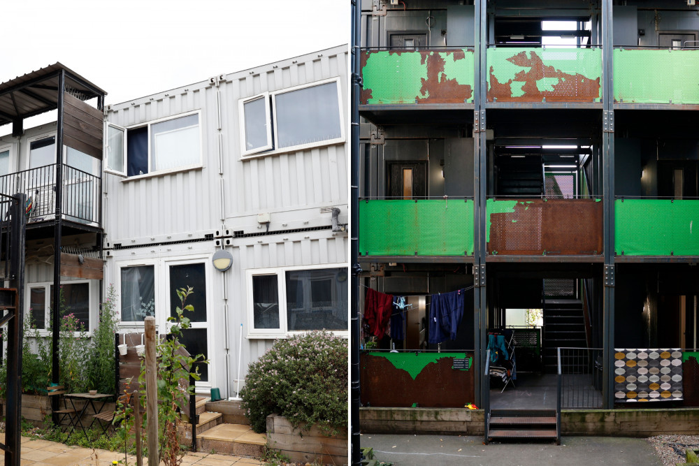 Marston Court (left) and Meath Court (right) are being closed by Ealing Council after complaints (credit: Facundo Arrizabalaga/MyLondon).