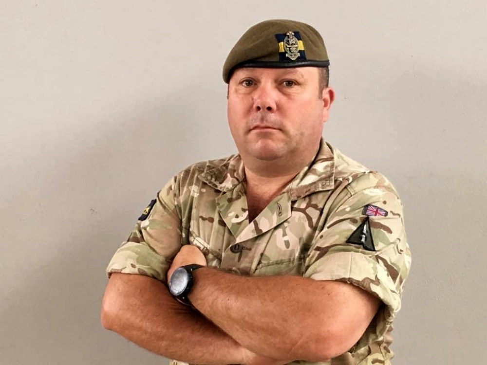 Mick Jefcoate in his days with The Princess of Wales's Royal Regiment. Image credit: Chris Kirk. Mick Jefcoate in his days with The Princess of Wales's Royal Regiment. Image credit: Chris Kirk.