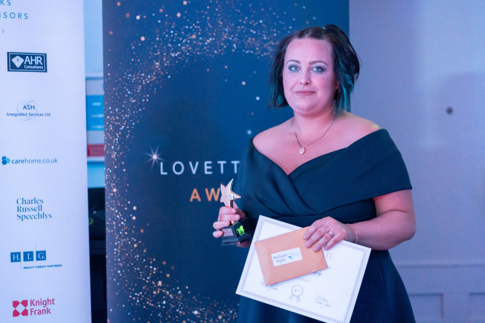 Alsager award winner, Michaela Rigby from Twyford House Care Home. (Photo: Lovett Care) Alsager award winner, Michaela Rigby from Twyford House Care Home. (Photo: Lovett Care)