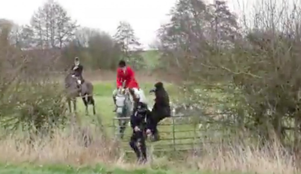 Sam Jones has been found not guilty. Image credit: Hertfordshire Hunt Saboteurs, Twitter.