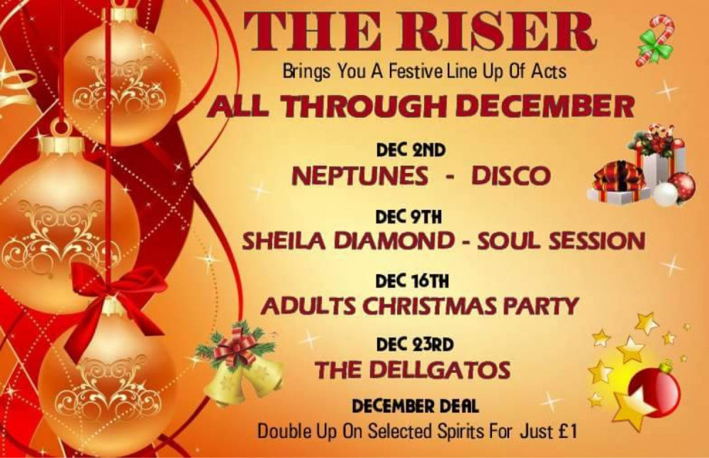 December events at The Rising Sun Vaults. December events at The Rising Sun Vaults.