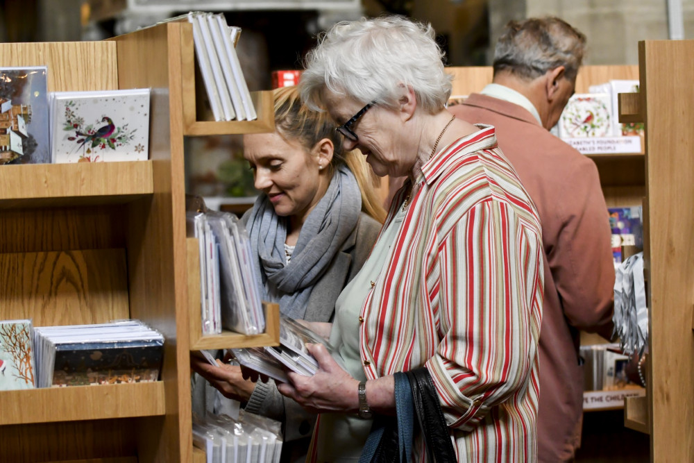 People browsing cards. (Photo: Gavin Dickson Photography)