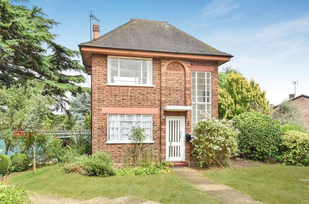 The front of the house, which is up for sale with local estate agents Gibson Lane (Credit: Gibson Lane)