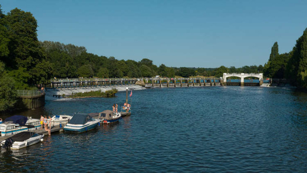 The Lock, 2 miles from Kingston bridge, is a hotspot for sun-seekers in the borough (Photo credit: Ollie Monk)