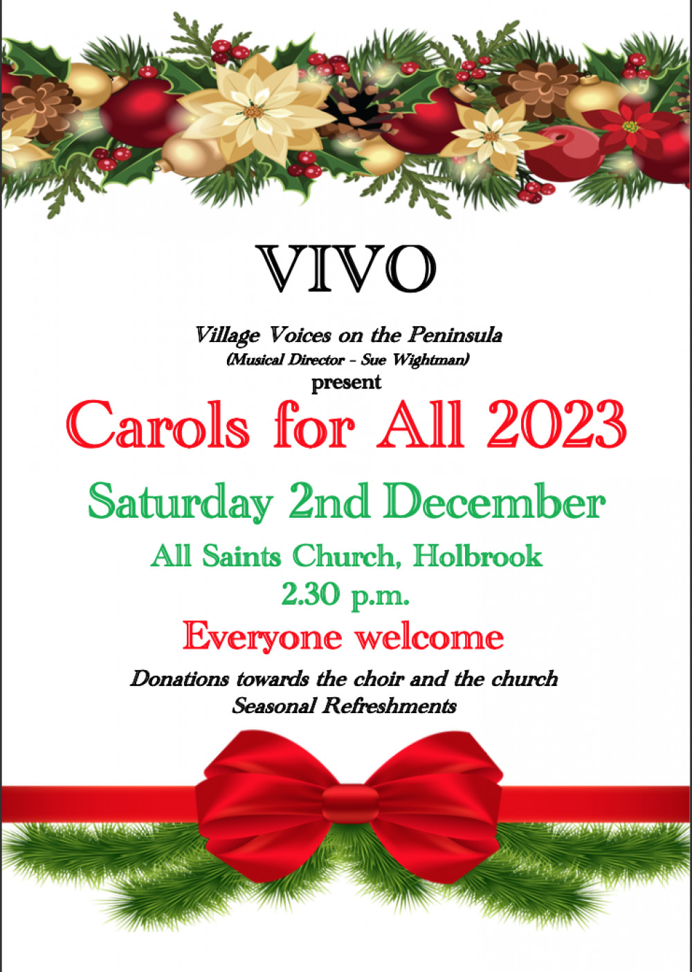 VIVO Carols for All 2023