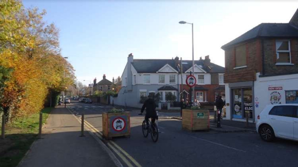 King Charles Road in Surbiton now has a permanent low-traffic neighbourhood (Credit: Kingston Council)